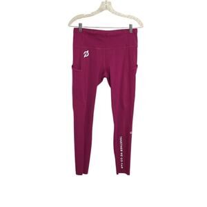 LULULEMON x PELOTON Fast And Free Leggings Pants | Sz 8 Together We Go Far